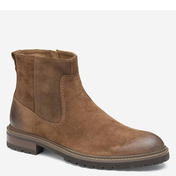 JOHNSTON & MURPHY Other - NEW JOHNSTON & MURPHY men's barrett zip boot in brown waxed suede
